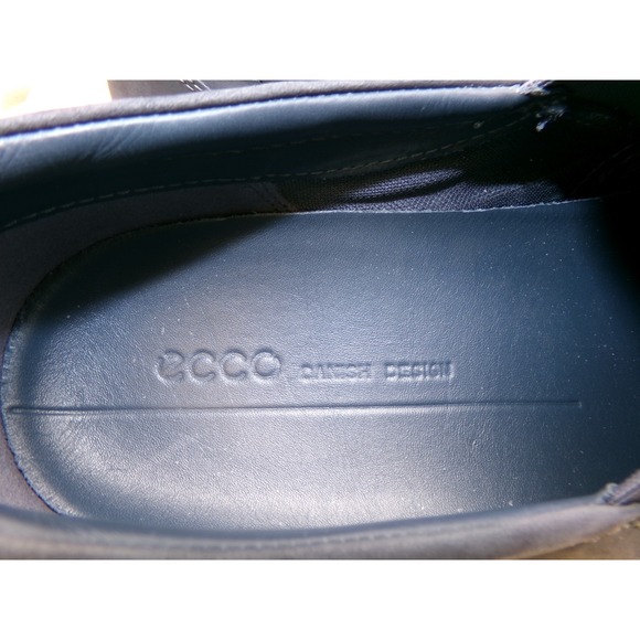 ECCO Soft 7 Woven Slip On Loafer Mens Blue‎ Size 42 US 8 - 8.5 Nubuck Leather